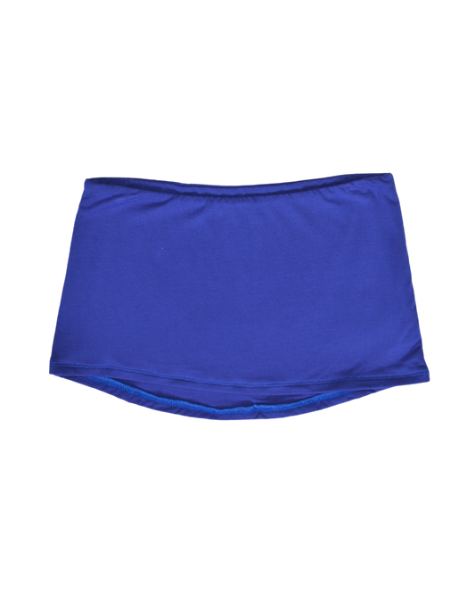 simple mini skirt / blueberry