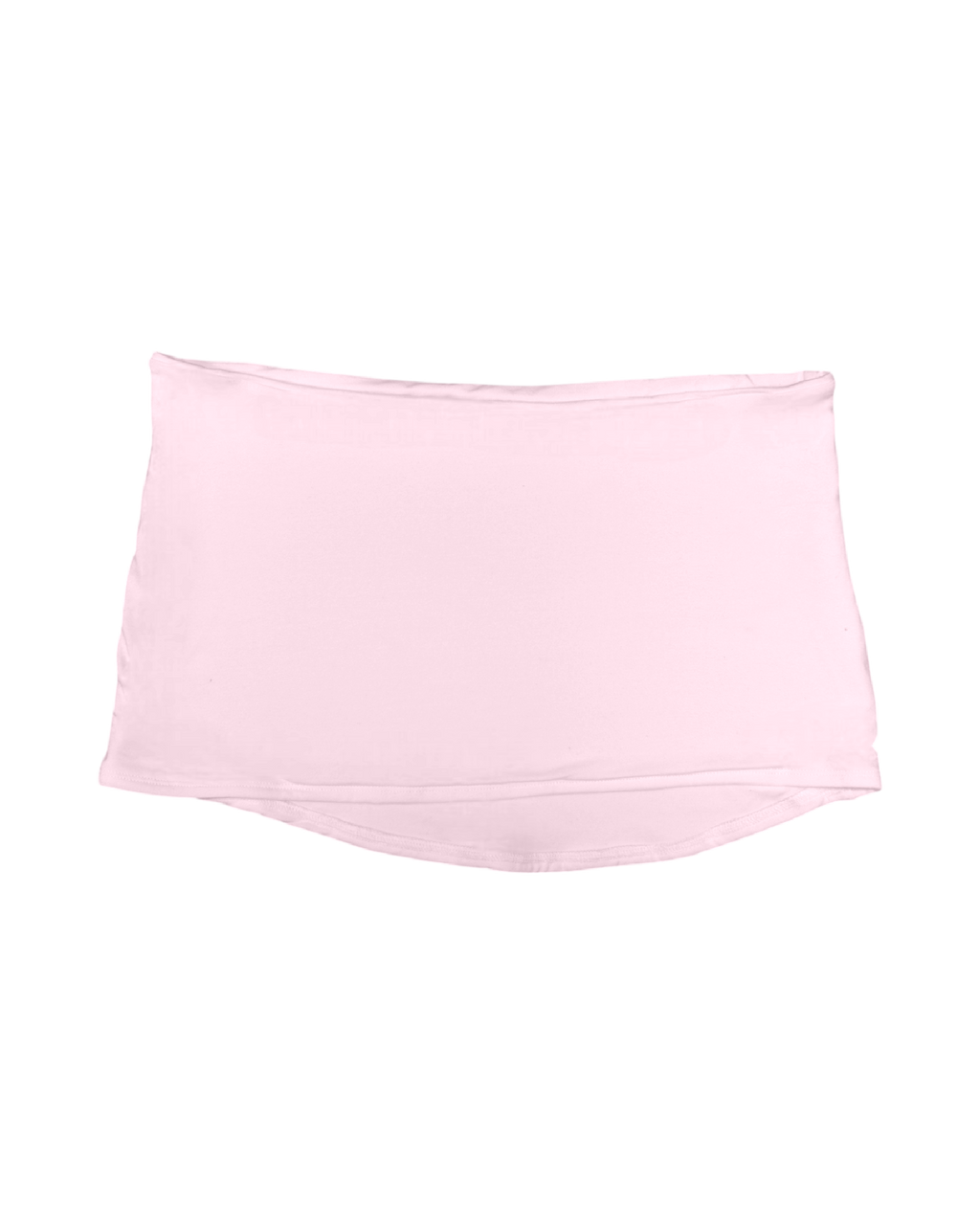 simple mini skirt / blush pink