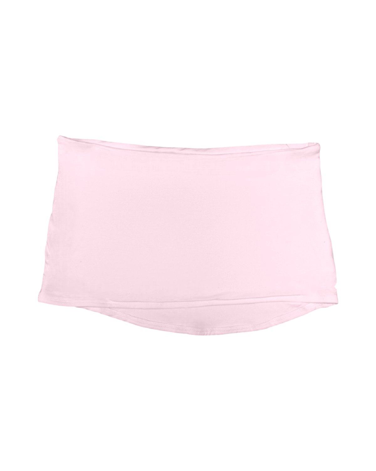 simple mini skirt / blush pink