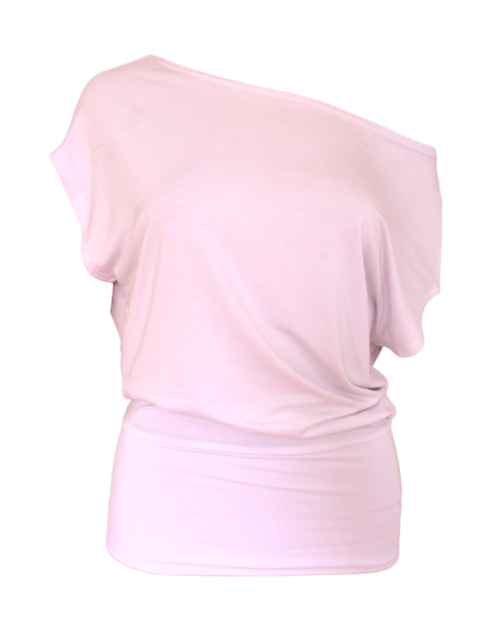 slouchy top / dusty pink
