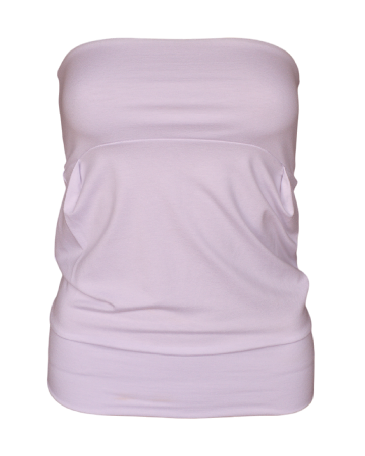bubble tube top / black