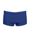 foldover mini shorts / captain blue