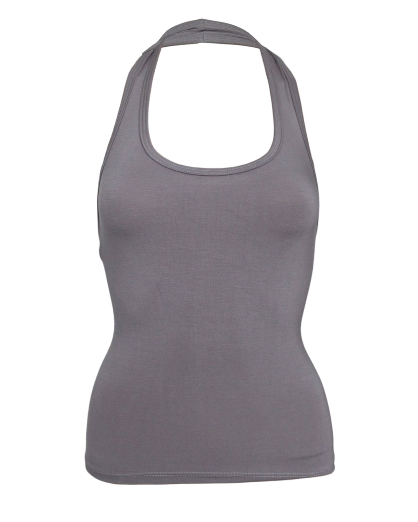 babe halter / charcoal grey