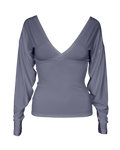 gibbon top / charcoal grey