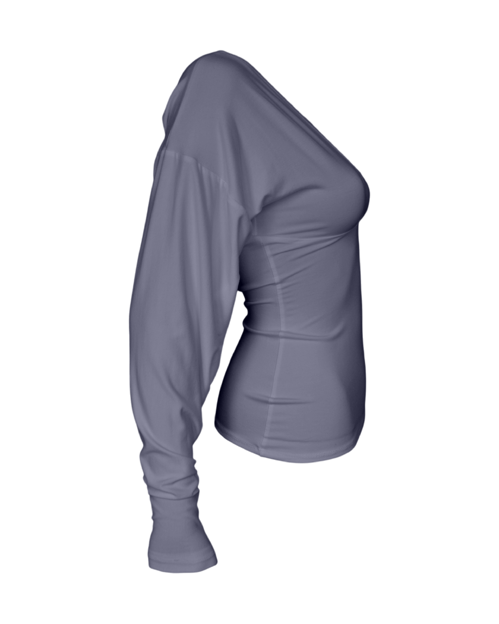 gibbon top / charcoal grey