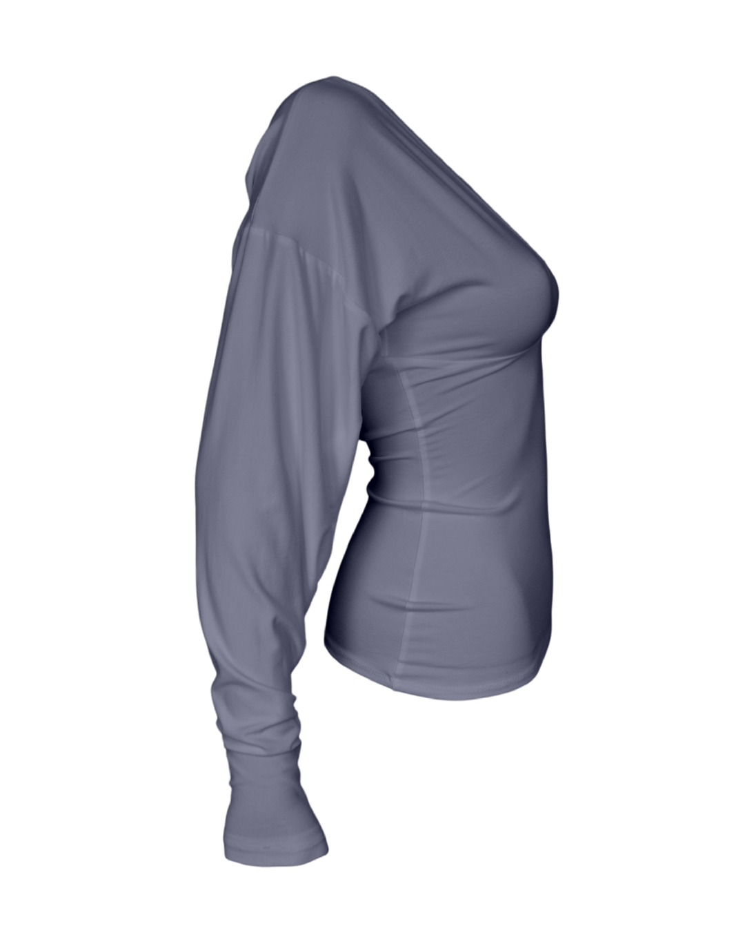 gibbon top / charcoal grey