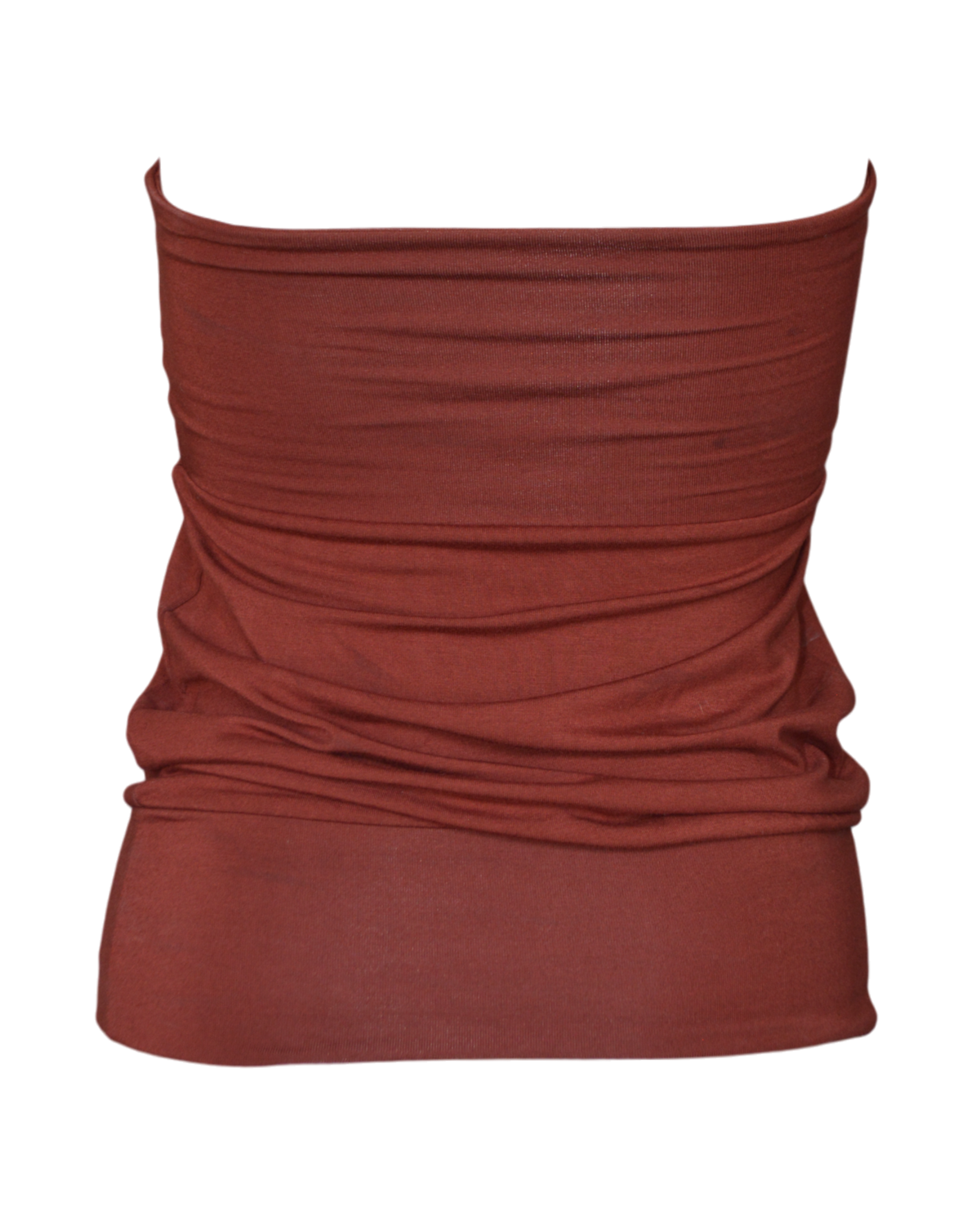 bubble tube top / copper red
