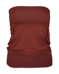 bubble tube top / copper red