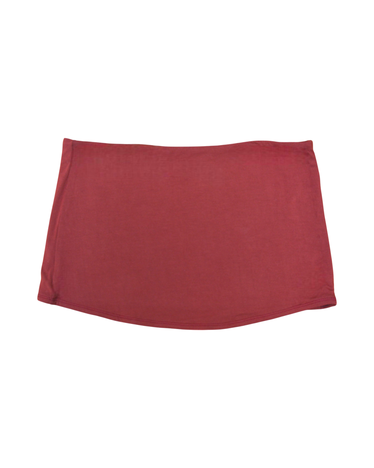 simple mini skirt / copper red