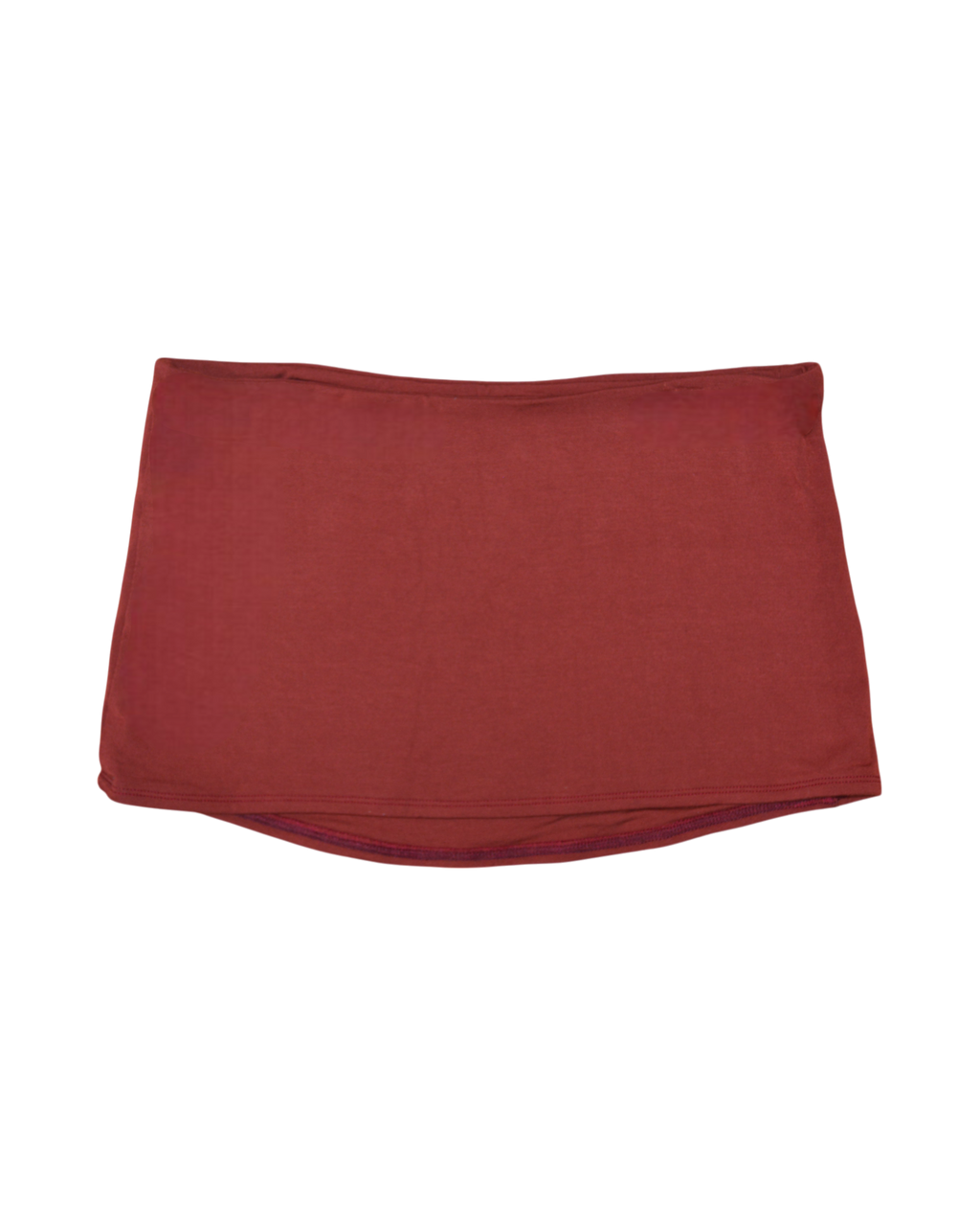 simple mini skirt / copper red