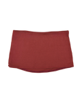simple mini skirt / copper red