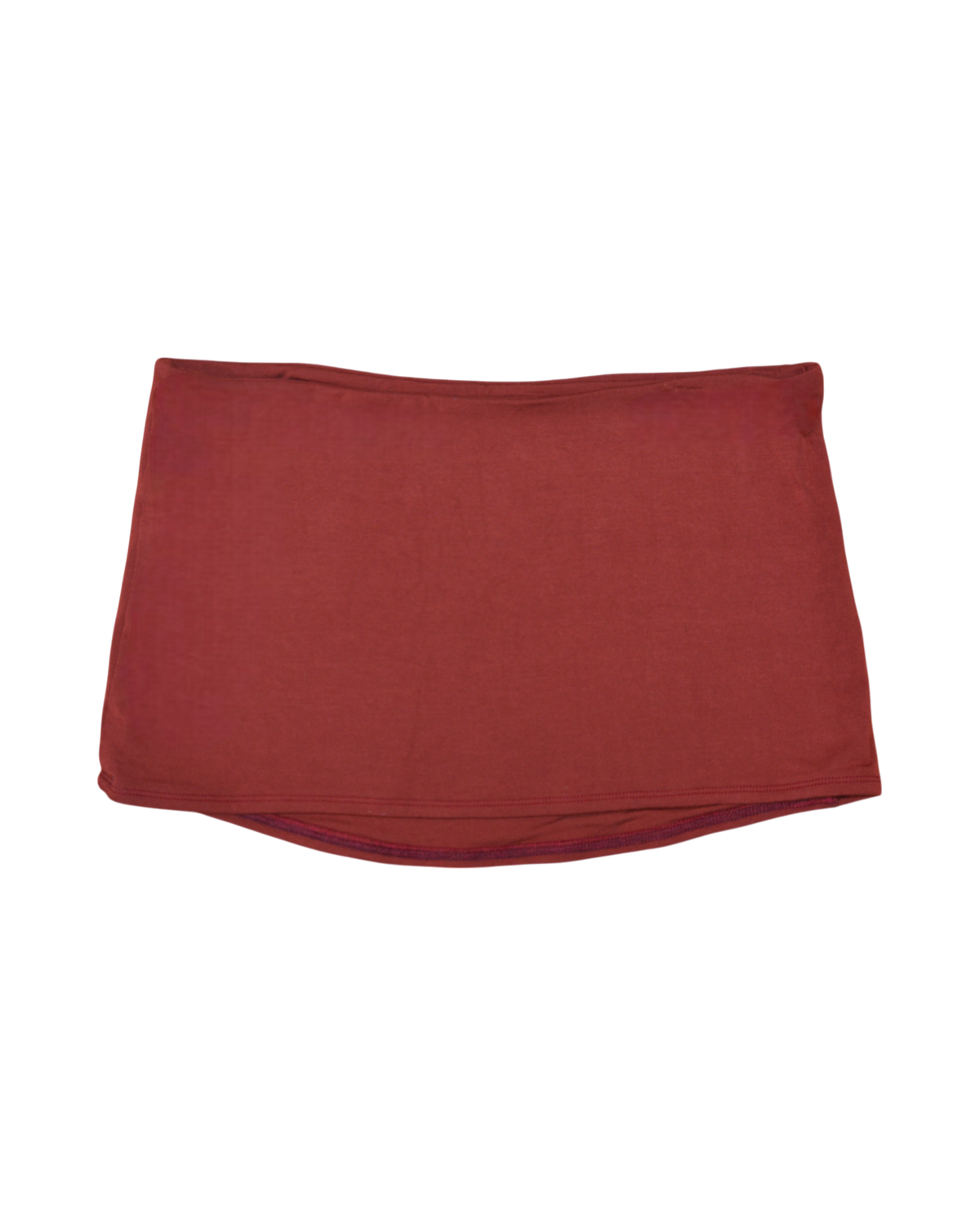 simple mini skirt / copper red