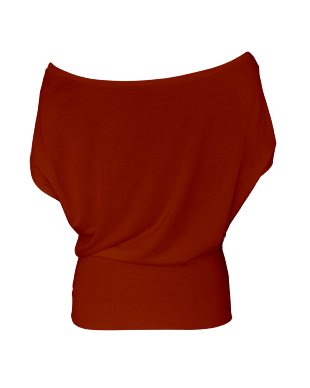 slouchy top / copper red