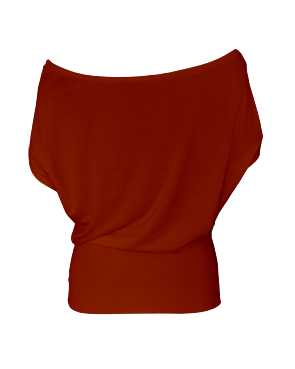 slouchy top / copper red