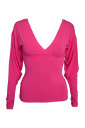 gibbon top / fuschia