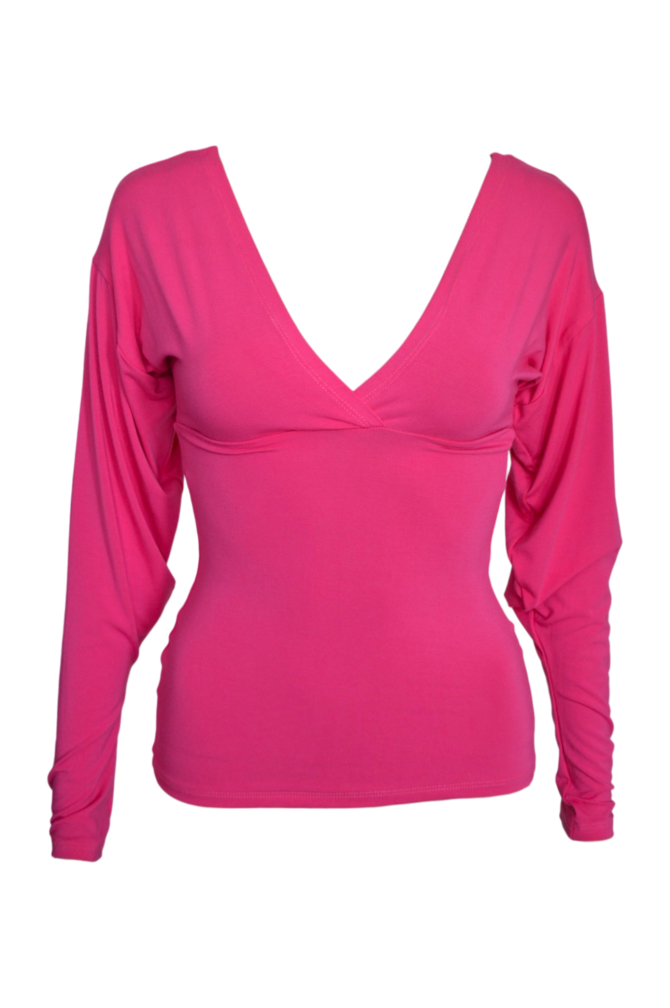 gibbon top / fuschia