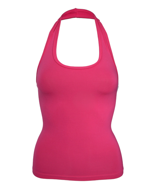 babe halter / fuschia
