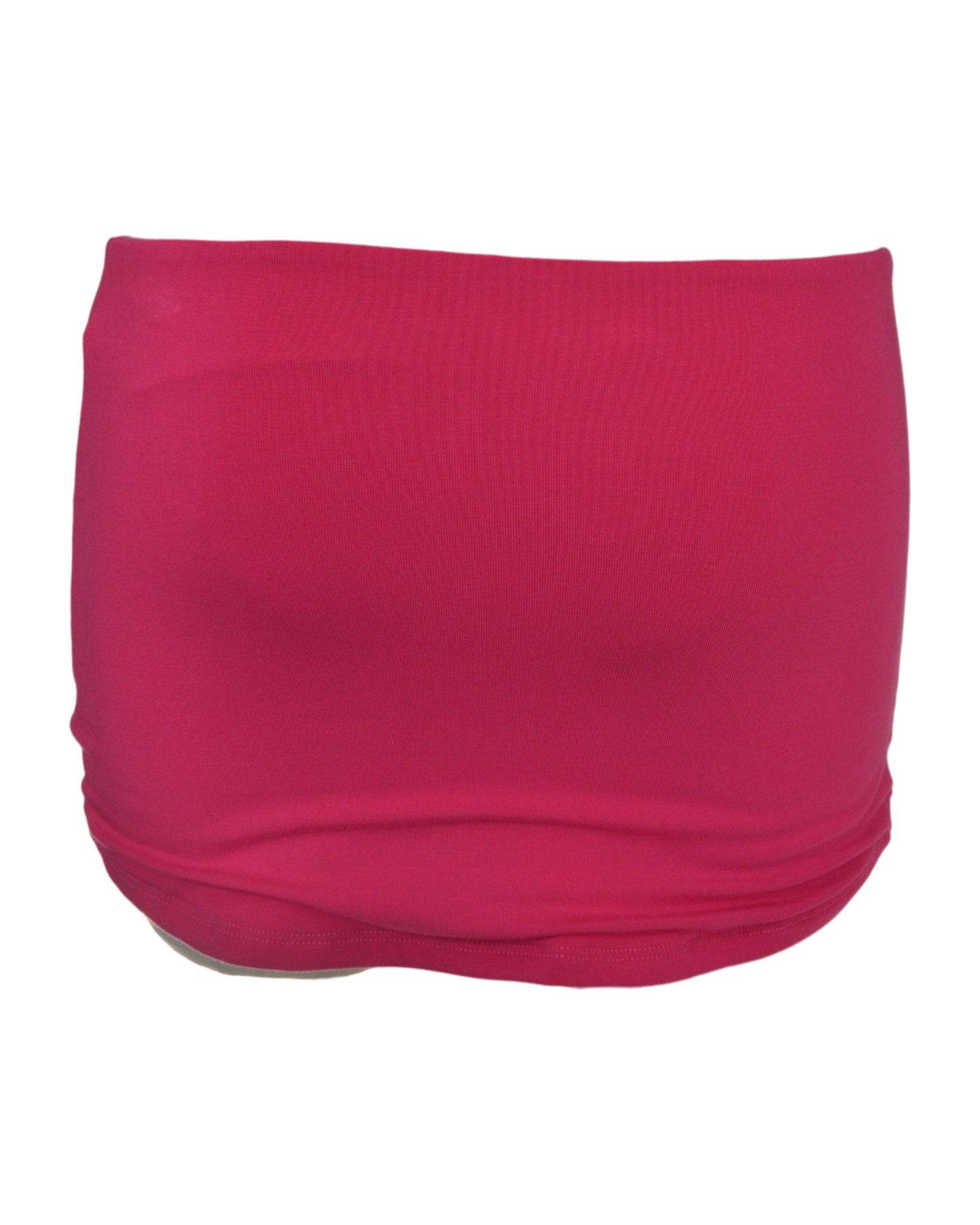 simple mini skirt / fuschia