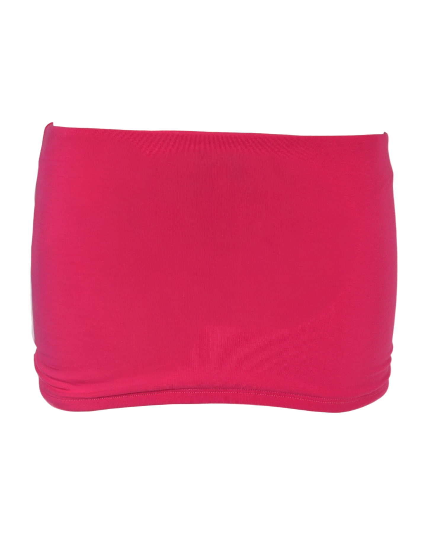 simple mini skirt / fuschia