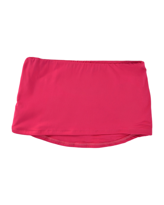 simple mini skirt / fuschia