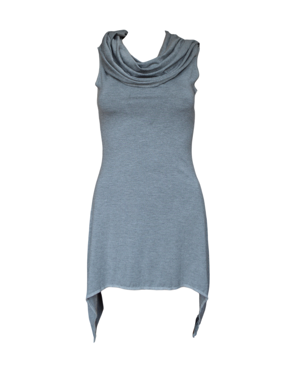 gladiatrix mini dress / heather grey