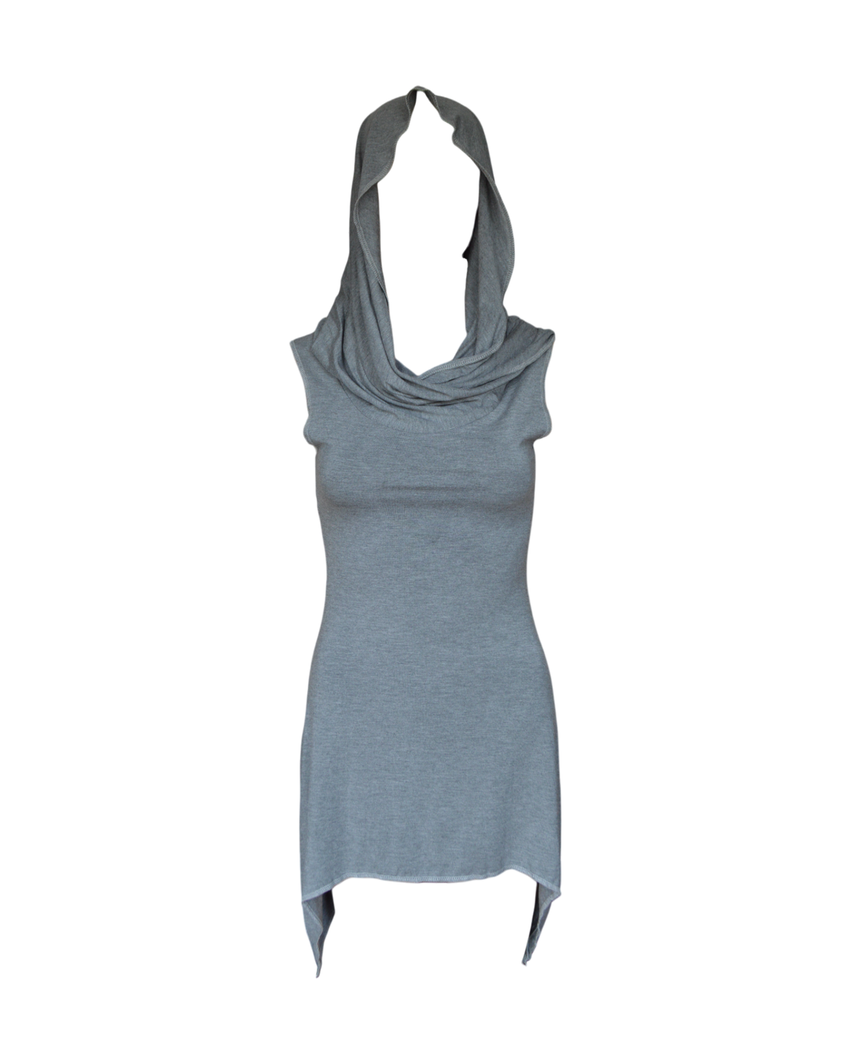gladiatrix mini dress / heather grey