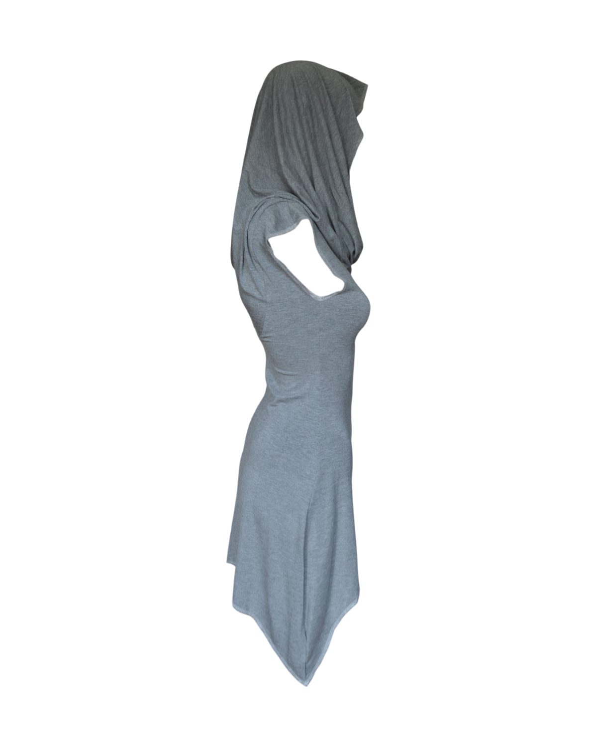 gladiatrix mini dress / heather grey