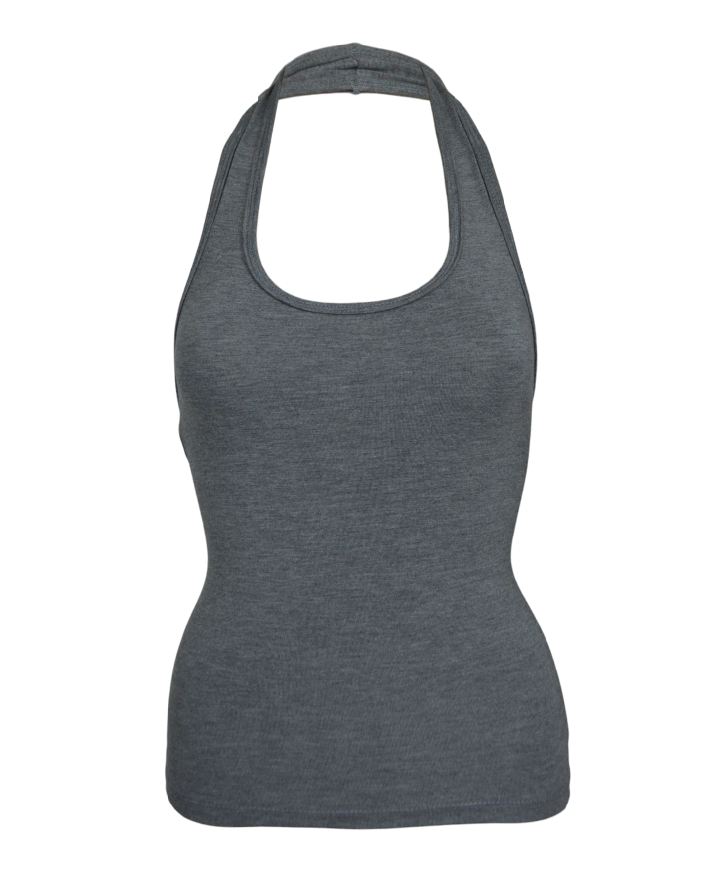 babe halter / heather grey