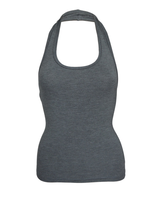 babe halter / heather grey