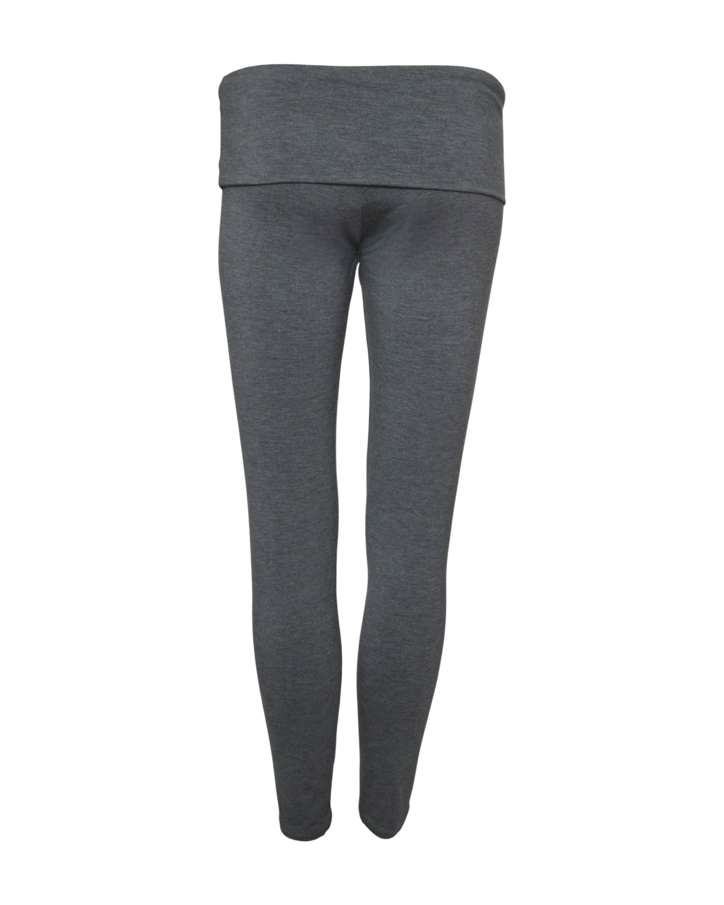 foldover leggings / heather grey