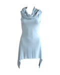 Gladiatrix-Minikleid in Hellgrau