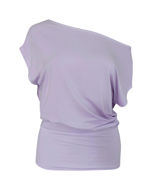 slouchy top / lilac