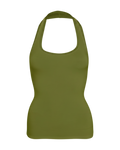 babe halter / moss green
