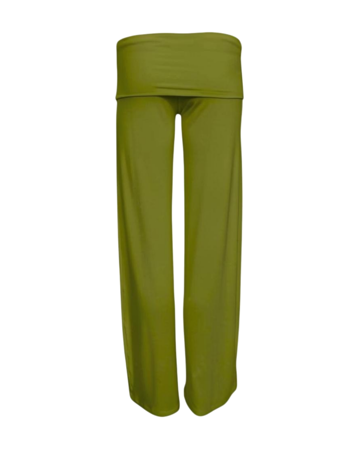yoga pants / moss green