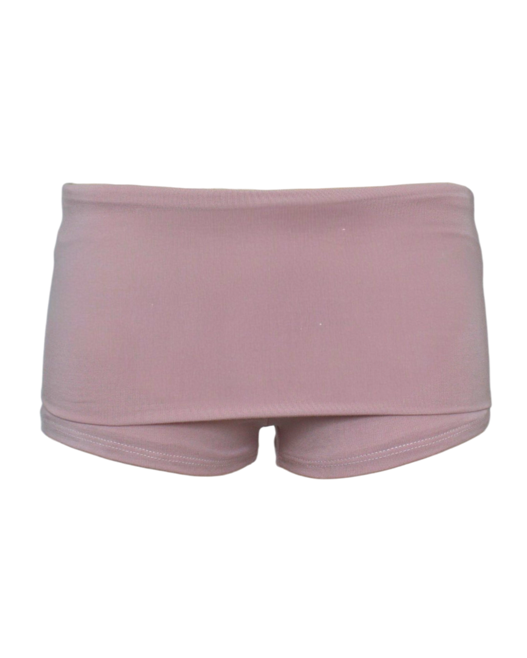 foldover mini shorts / blush pink