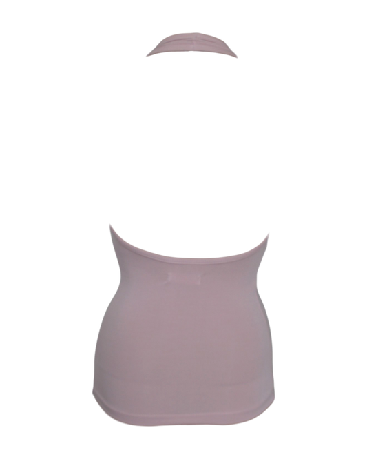 babe halter / blush pink