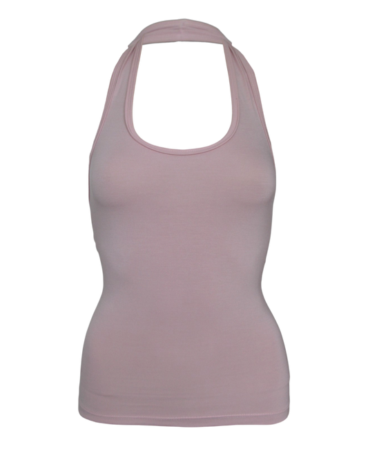 babe halter / blush pink