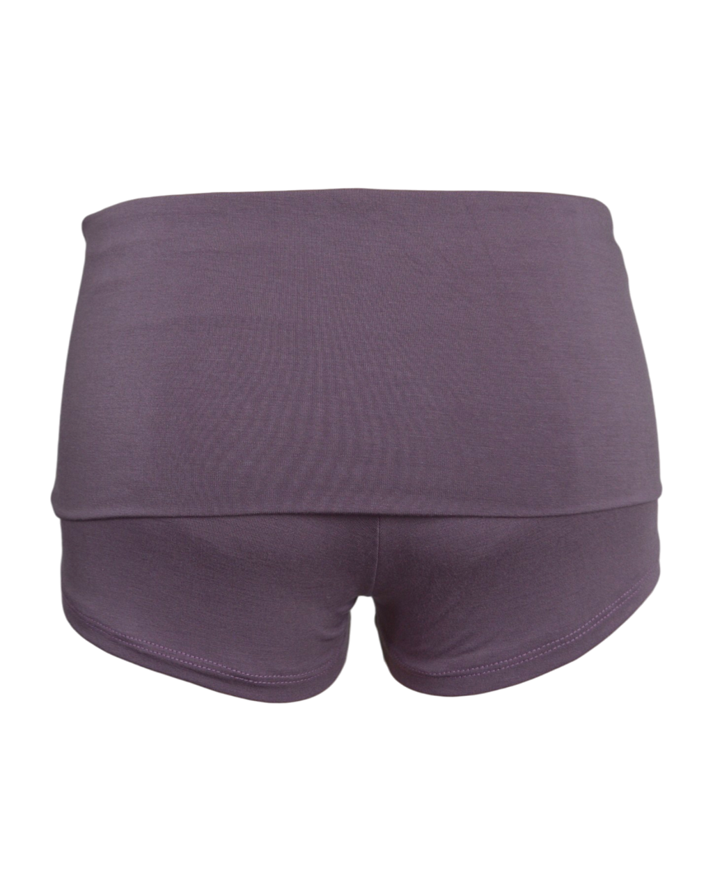 foldover mini shorts / purple mauve