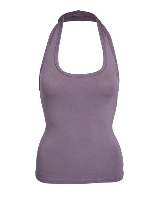 babe halter / purple mauve