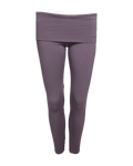 foldover leggings / purple mauve