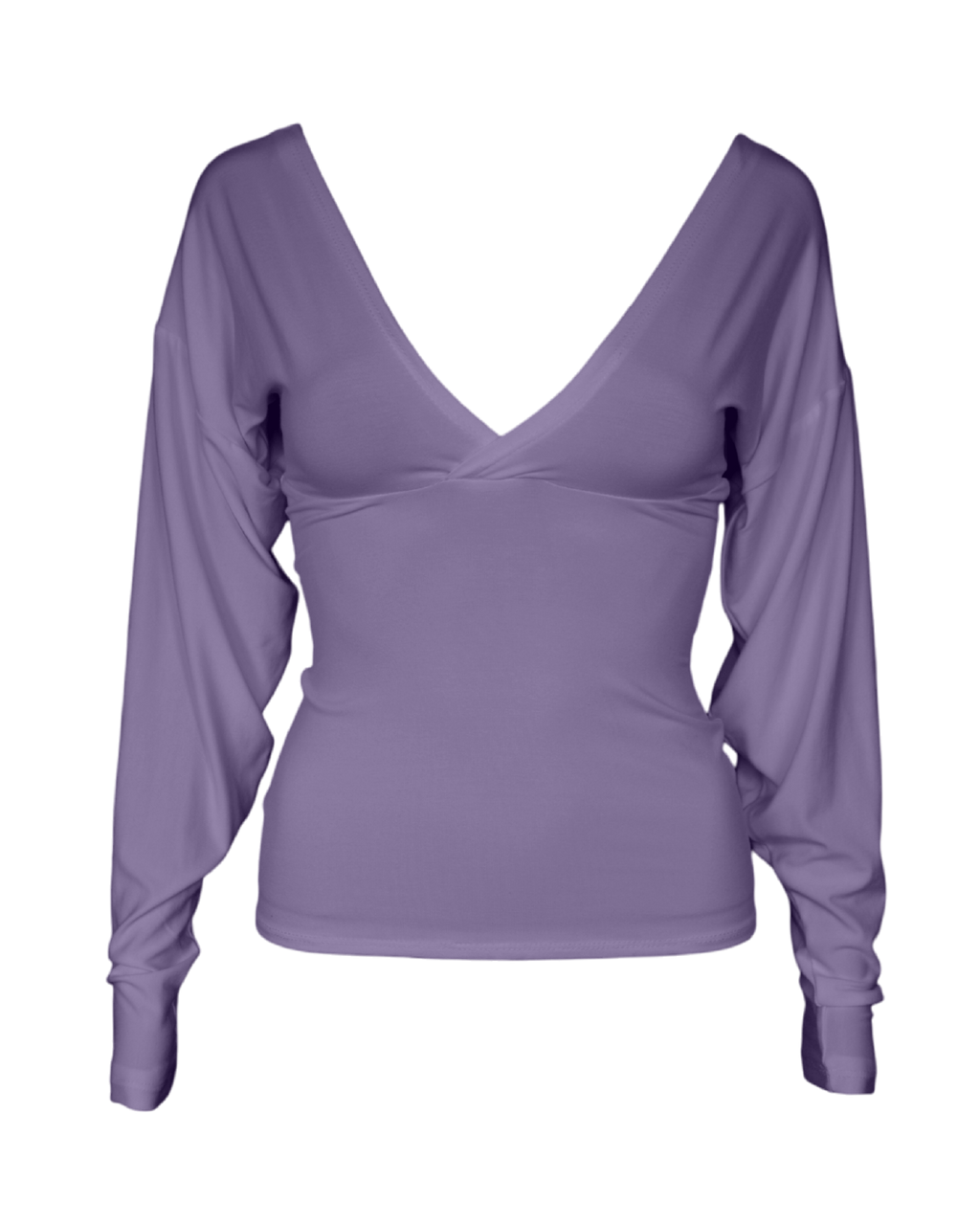gibbon top / purple mauve