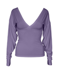 gibbon top / purple mauve