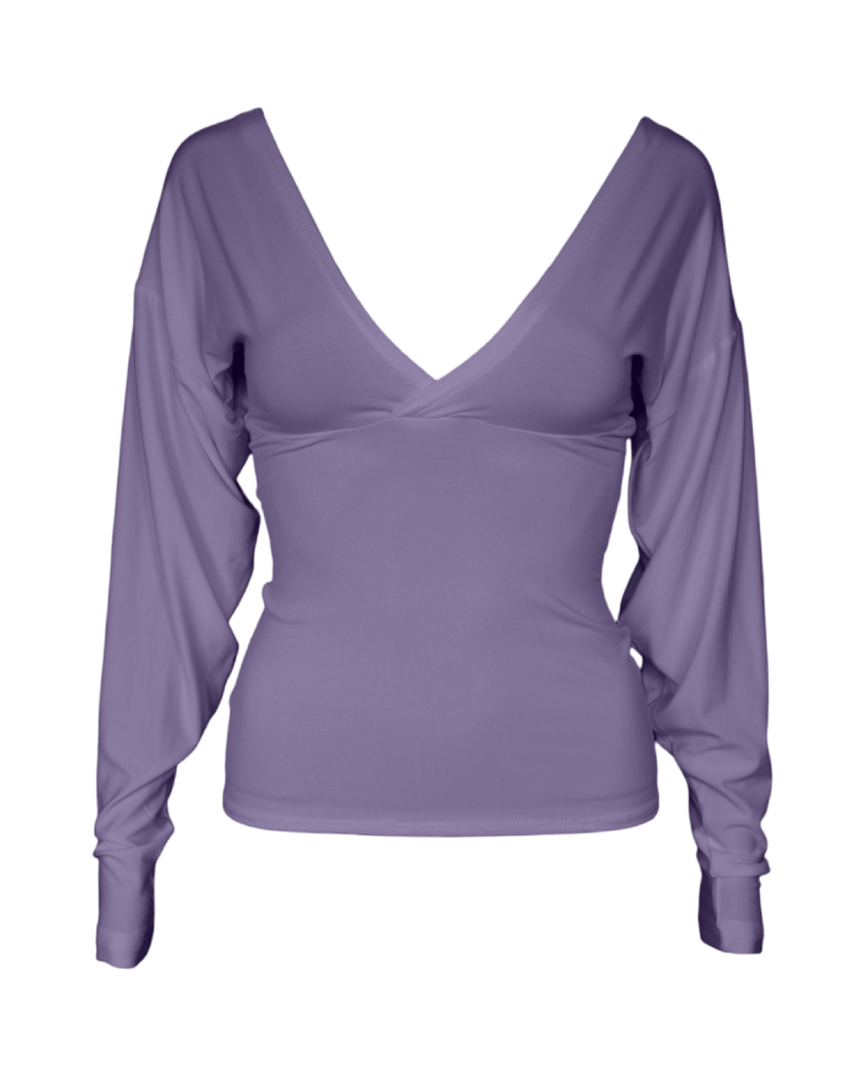 gibbon top / purple mauve
