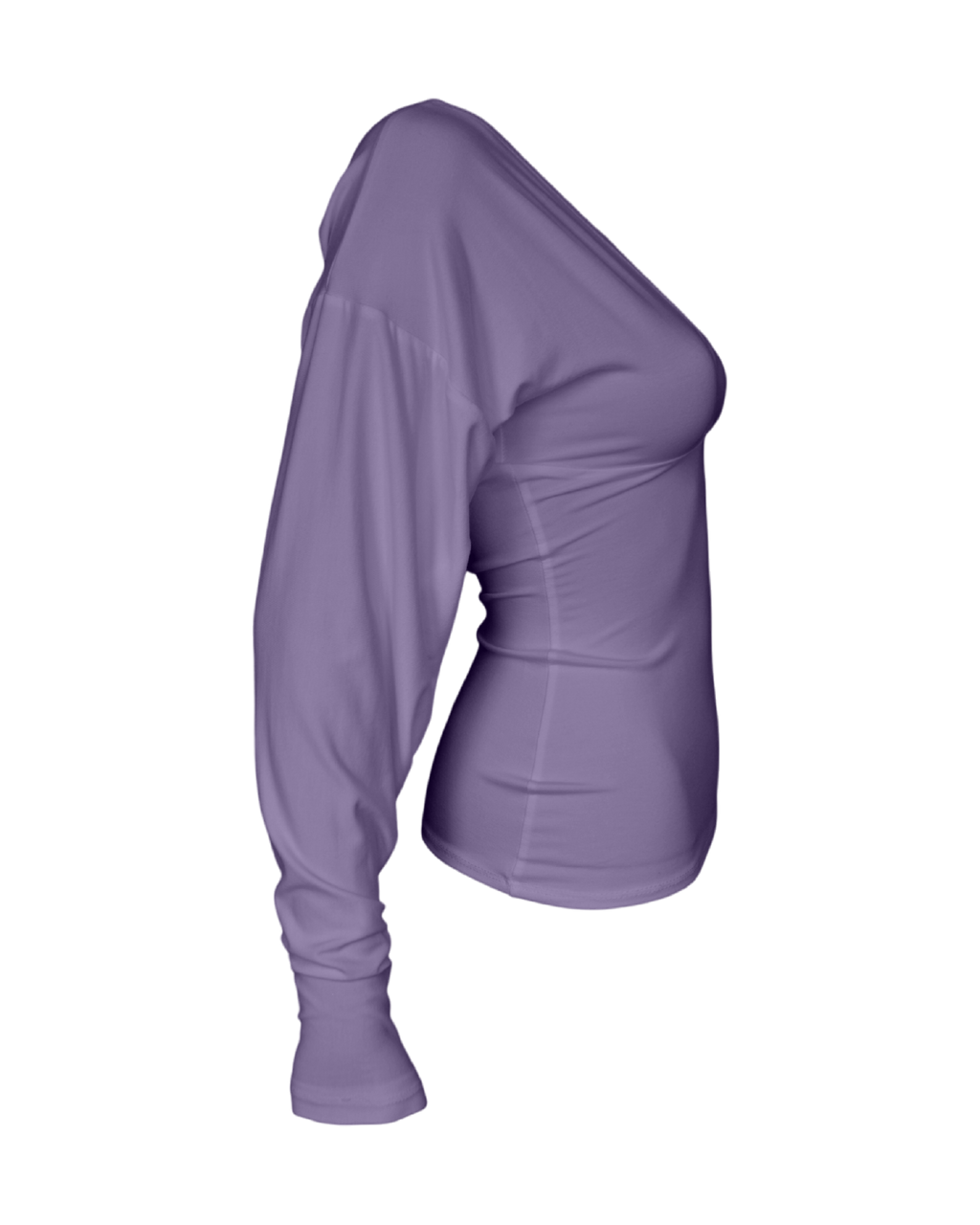 gibbon top / purple mauve