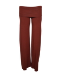 yoga pants / copper red