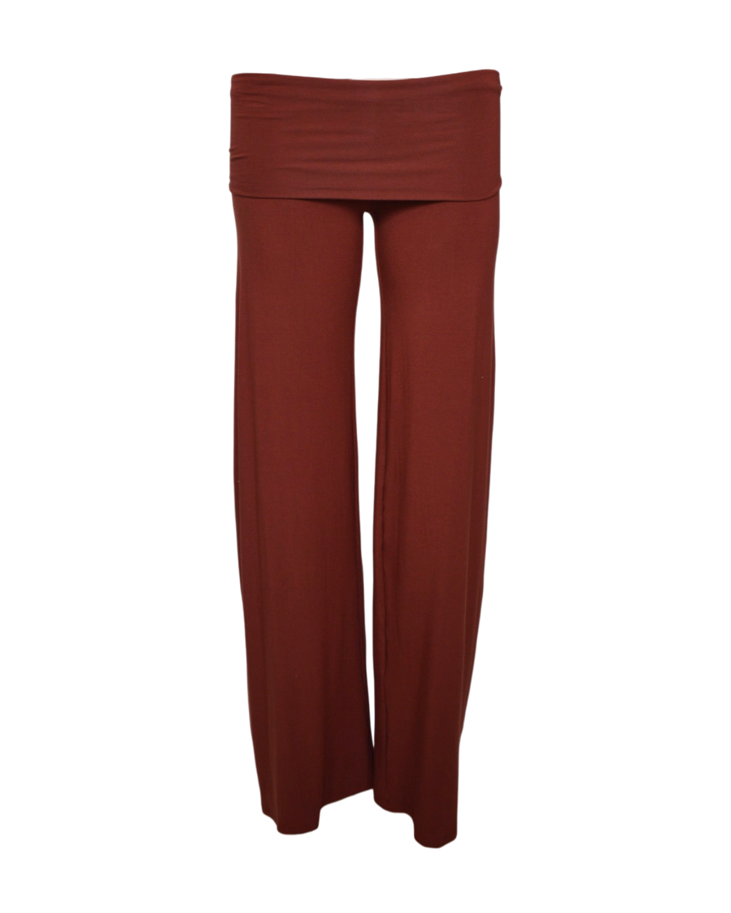 yoga pants / copper red