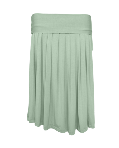 dance pleated midi skirt / sage green