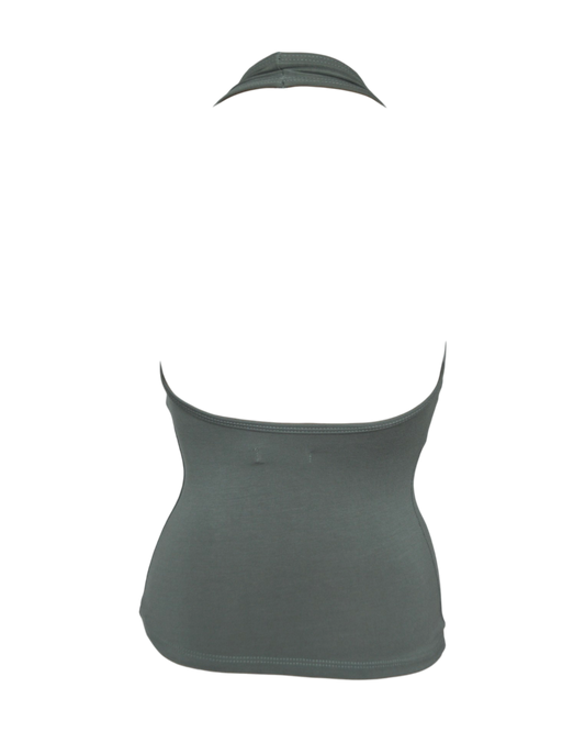 babe halter / sage green