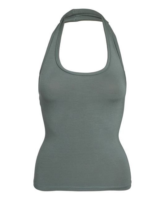 babe halter / sage green