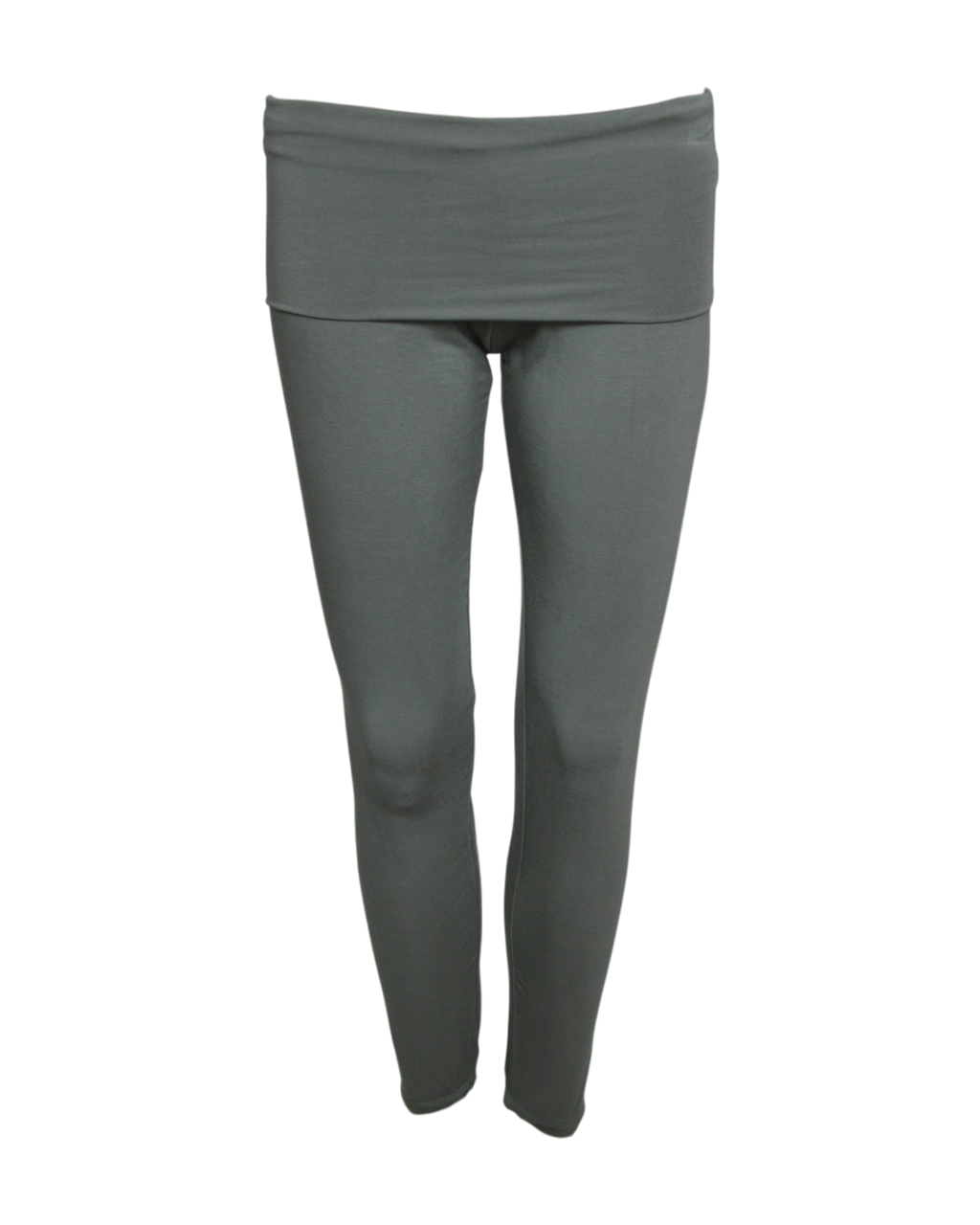 foldover leggings / sage green